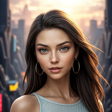 3d rendered beautiful woman