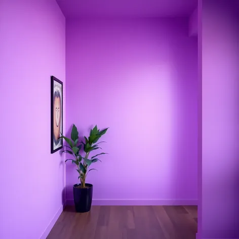 light purple walls