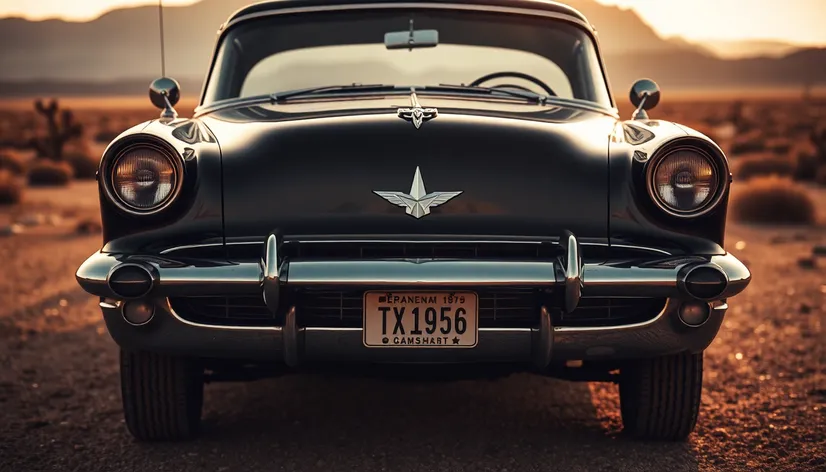 black texas license plate