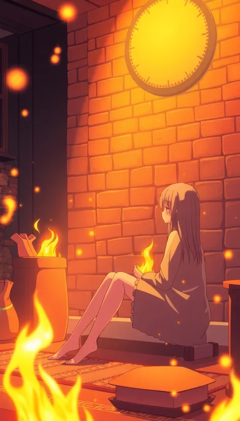 anime fireplace