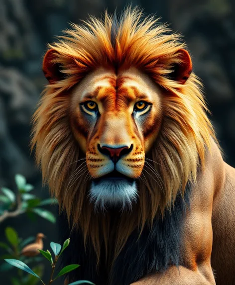 3d lion realistic