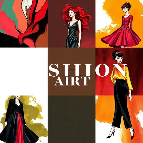 fashion art moodboard templates