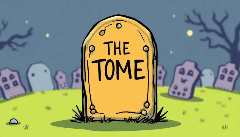 cartoon tombstone