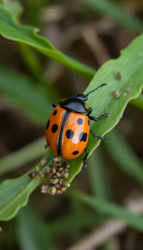 brownish ladybug