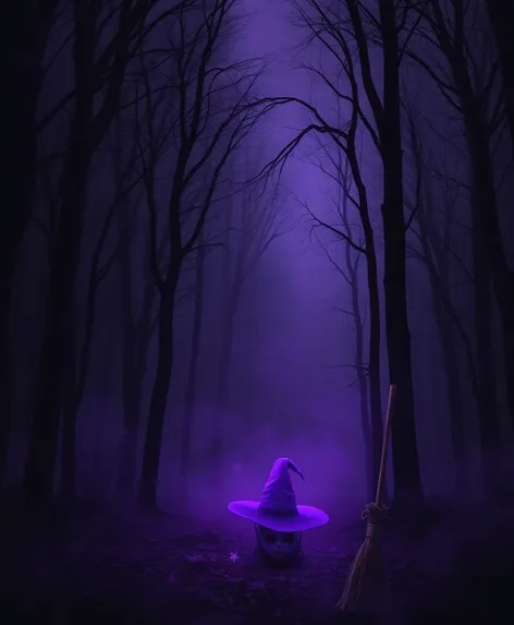 purple witch aesthetic