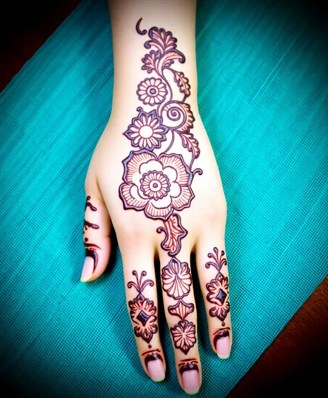 henna designs for hand