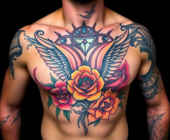 full chest tattoo