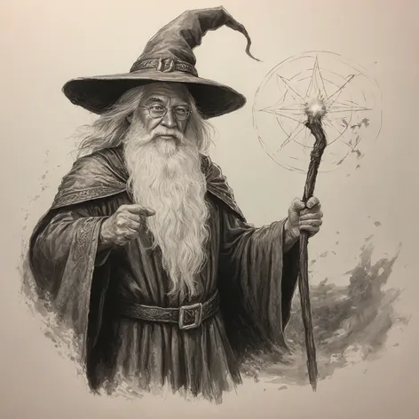 wizard drawing