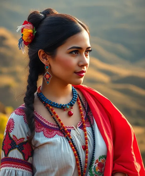 persona peruana con bandera