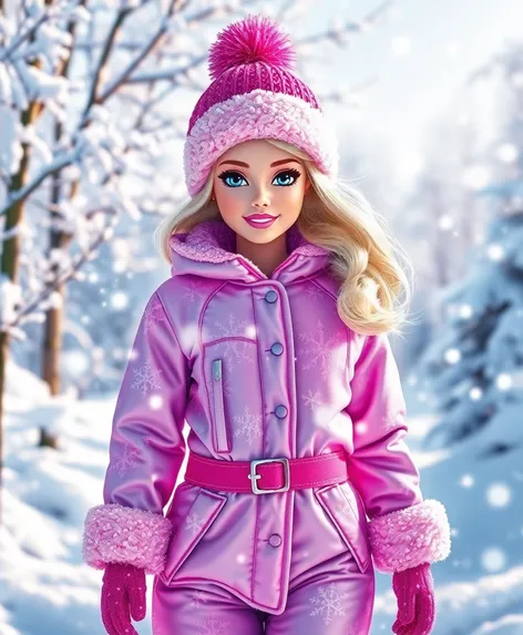 barbie snow suit