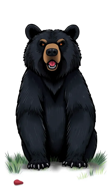 black bear jackeddrawing esy