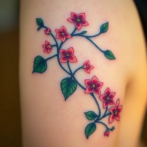 tattoos of flower vines