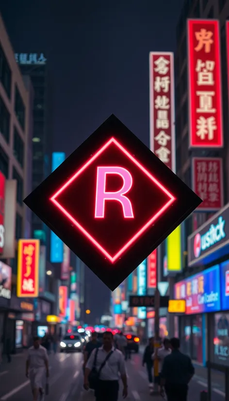 diamond-shaped sign