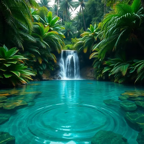 pool waterfall