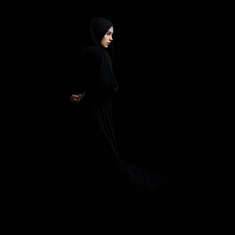 ABAYA WOMEN BLACK DRESS