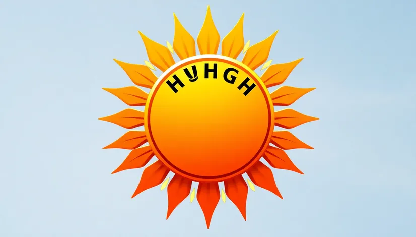 high school sun logo