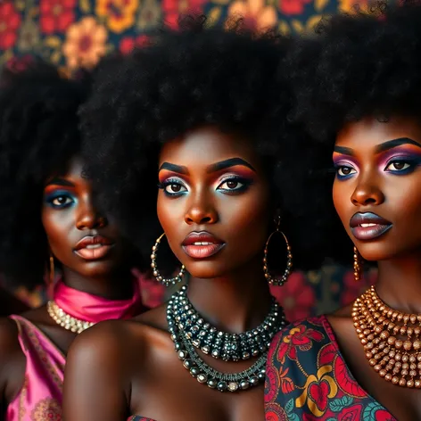 beautiful dark women