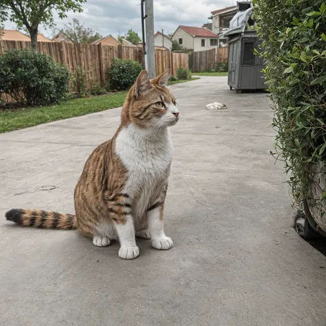 Cat outside tho demands