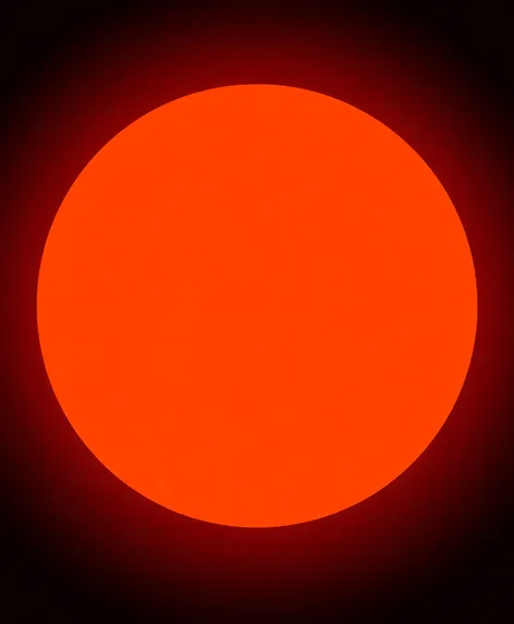 orange graded circle