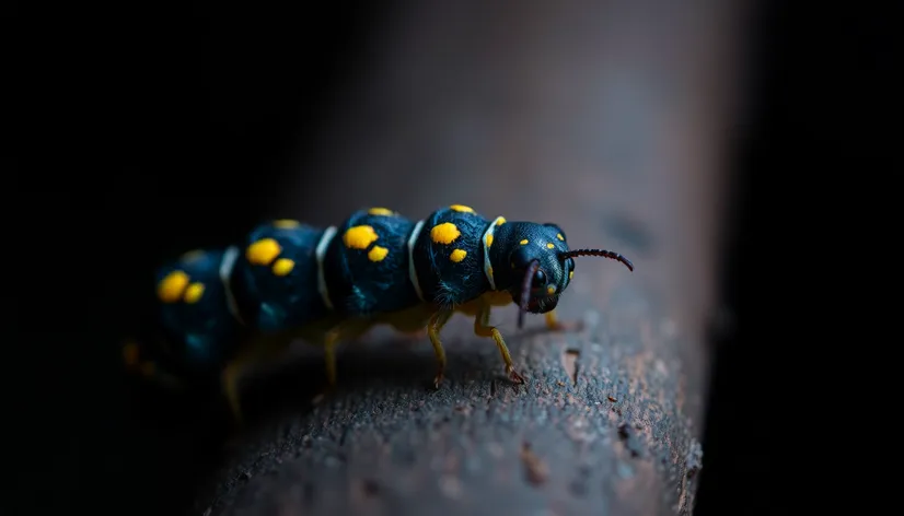 scorched wing moth caterpillar