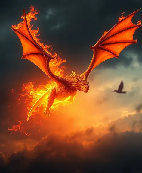 flying fire breathing dragon