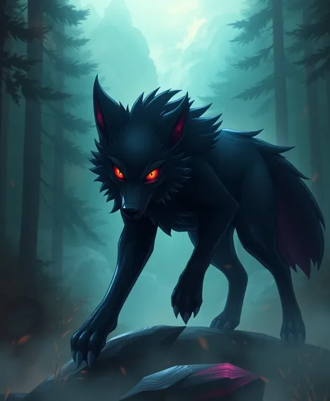 dark wolf pokemon