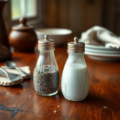 vintage salt and pepper