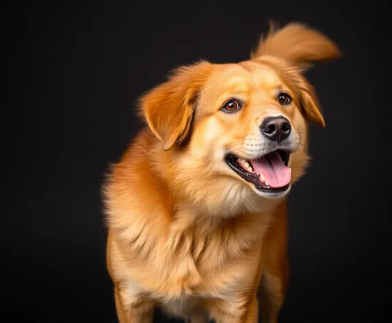 pitbull and golden retriever