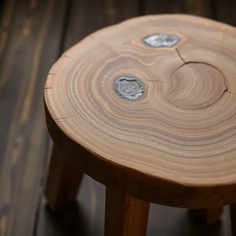 small wooden stool