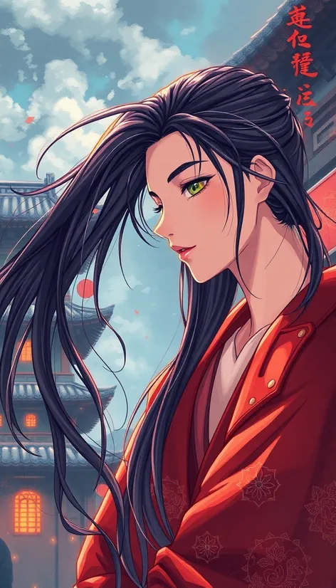 zhongli hair down