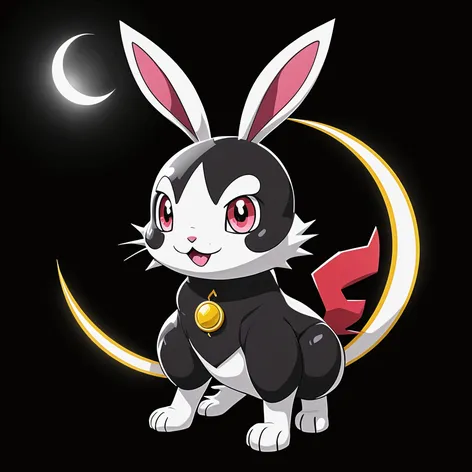 White moon rabbit