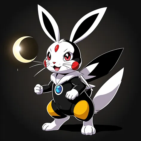 White moon rabbit