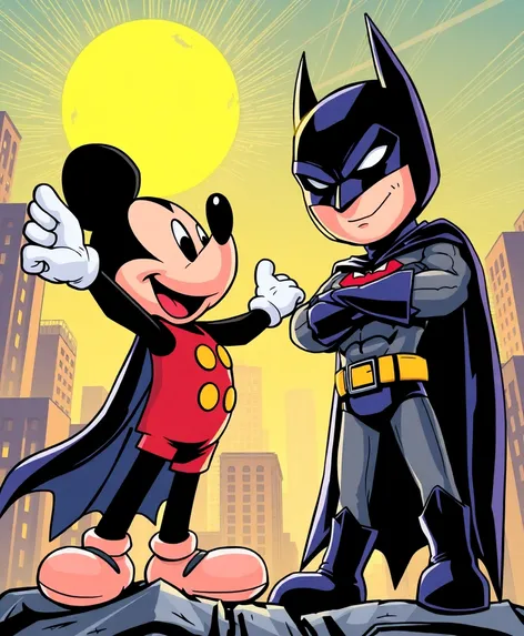 mickey mouse batman