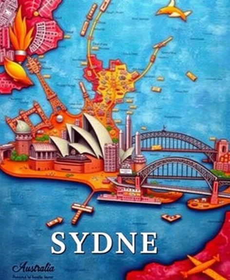 sydney australia detailed map