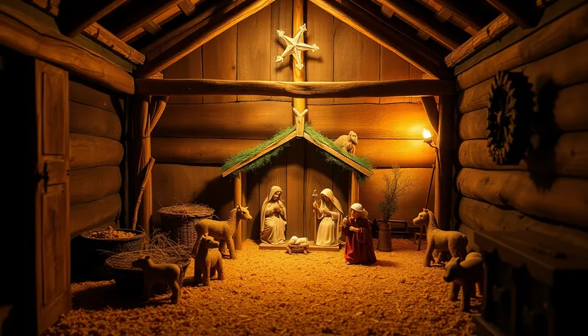 nativity scene stable