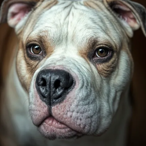 American bulldog drawing darker