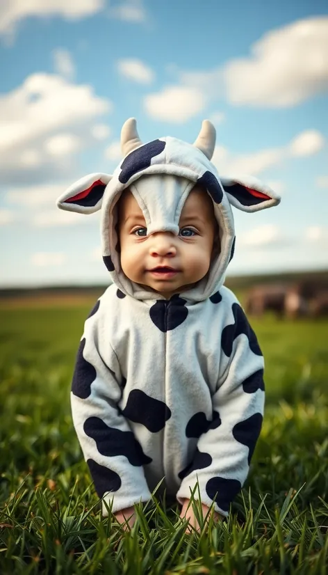 infant cow costume