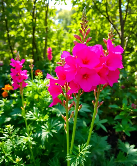 pink snapdragons