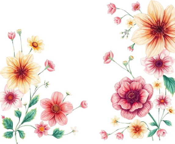 flower border clip art