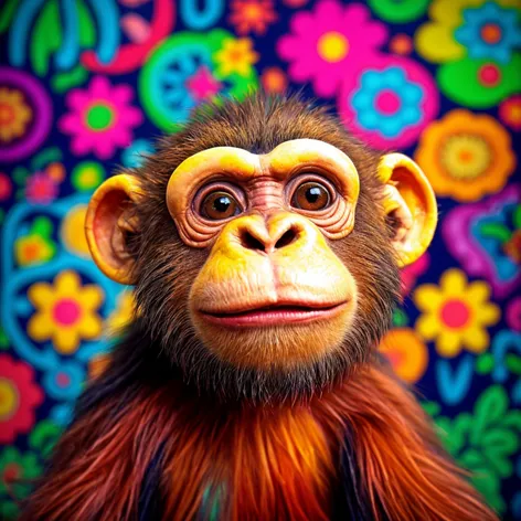 lisa frank monkey