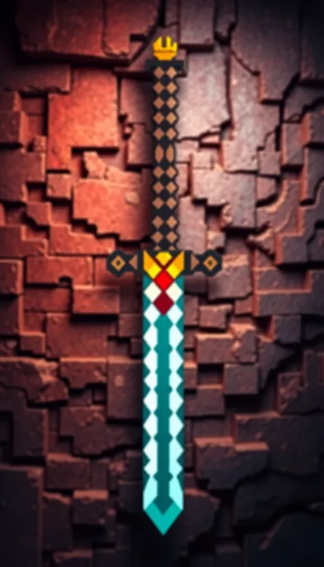 diamond sword of minecraft