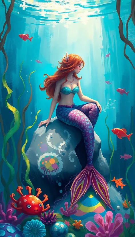 mermaid painting