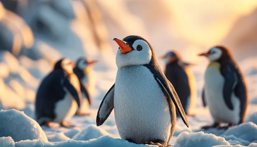 cute penguin