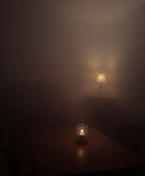 foggy room