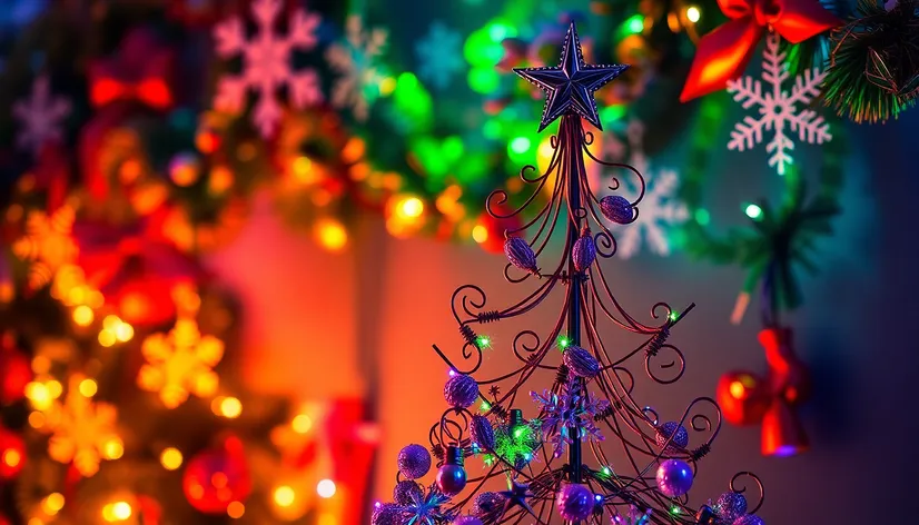 wire christmas tree