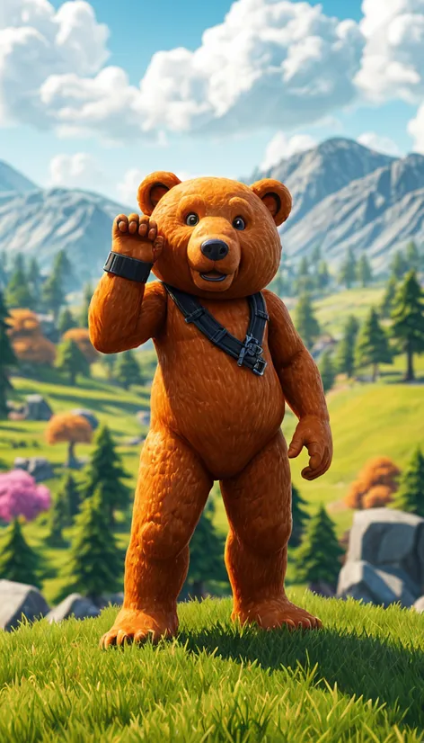 orange bear skin fortniet