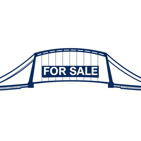 bridge for sale sign