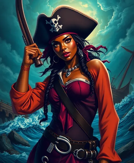 black female pirate