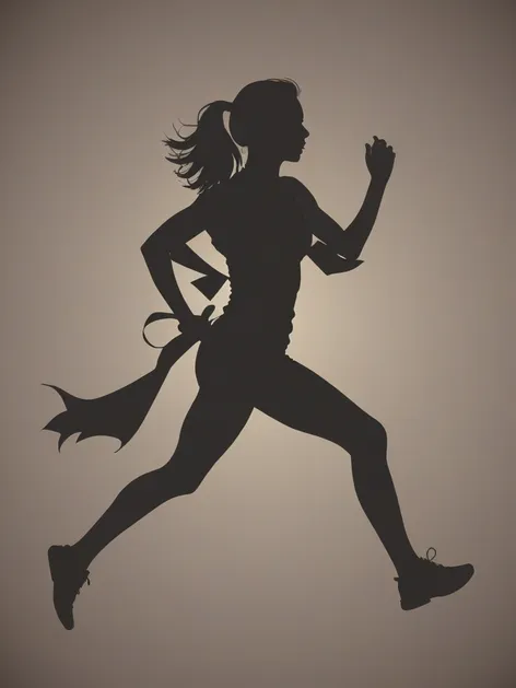 running silhouette