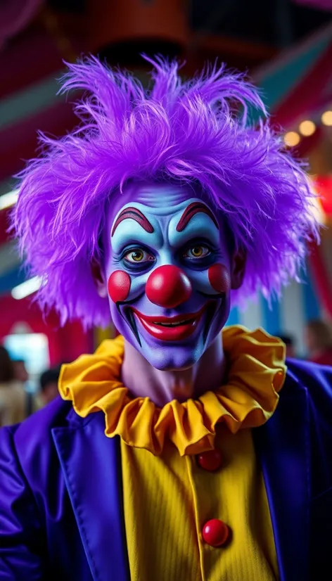 purple clown